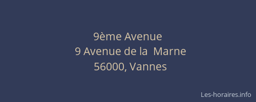 9ème Avenue