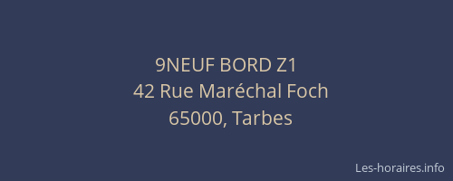 9NEUF BORD Z1
