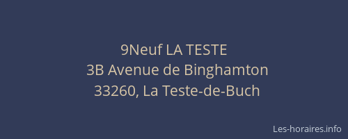 9Neuf LA TESTE