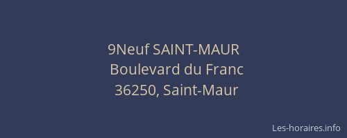 9Neuf SAINT-MAUR