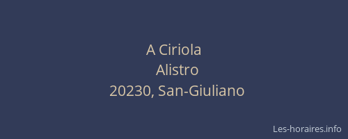 A Ciriola