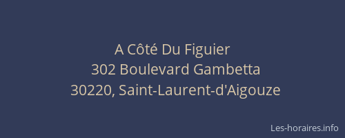 A Côté Du Figuier