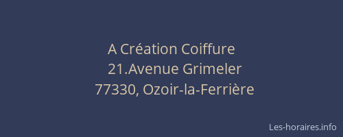 A Création Coiffure