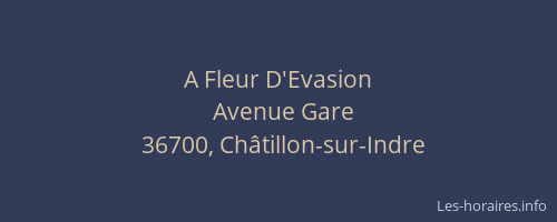A Fleur D'Evasion