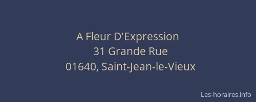 A Fleur D'Expression