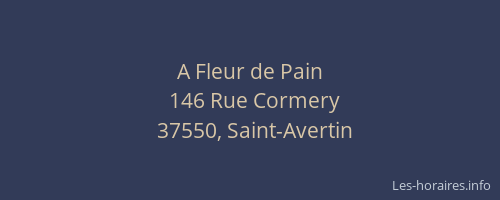 A Fleur de Pain