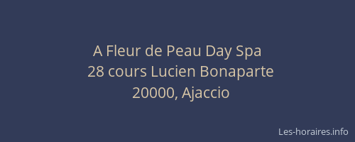 A Fleur de Peau Day Spa