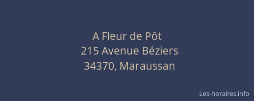 A Fleur de Pôt