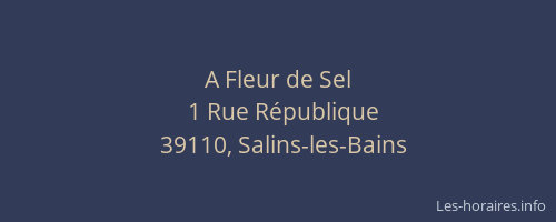 A Fleur de Sel