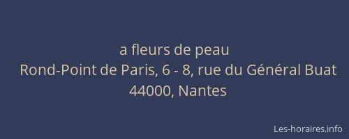 a fleurs de peau