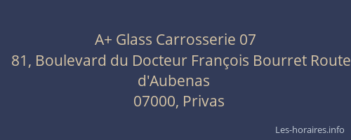 A+ Glass Carrosserie 07