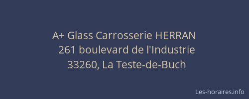 A+ Glass Carrosserie HERRAN