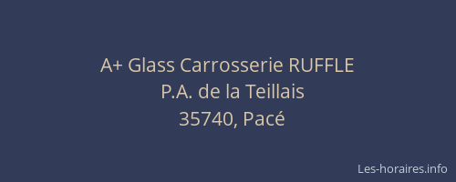 A+ Glass Carrosserie RUFFLE