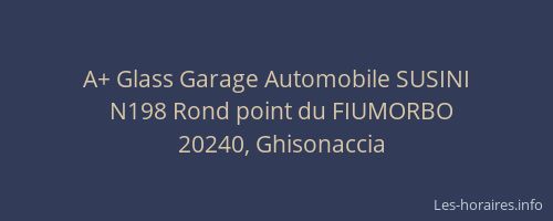 A+ Glass Garage Automobile SUSINI