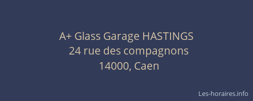 A+ Glass Garage HASTINGS