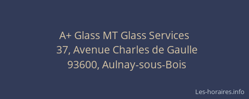 A+ Glass MT Glass Services