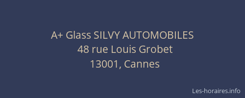 A+ Glass SILVY AUTOMOBILES