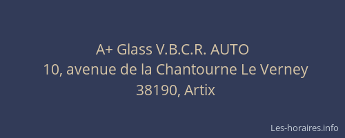 A+ Glass V.B.C.R. AUTO