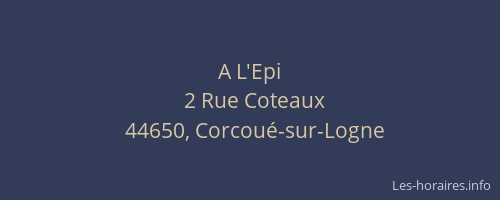 A L'Epi