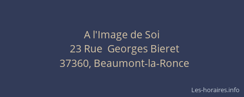A l'Image de Soi