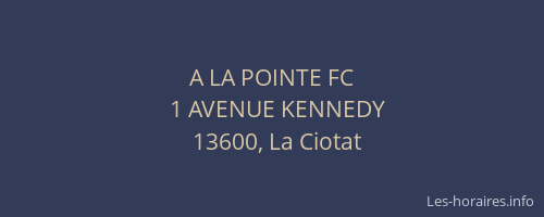 A LA POINTE FC