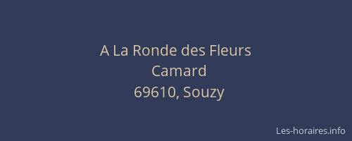 A La Ronde des Fleurs