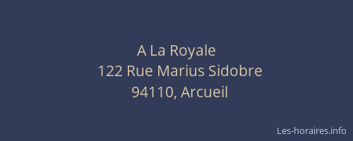A La Royale