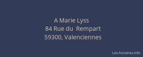 A Marie Lyss