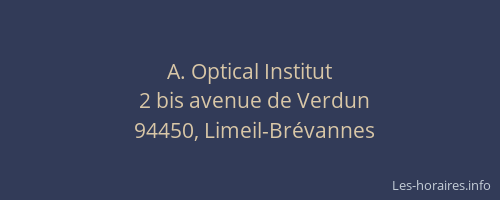 A. Optical Institut