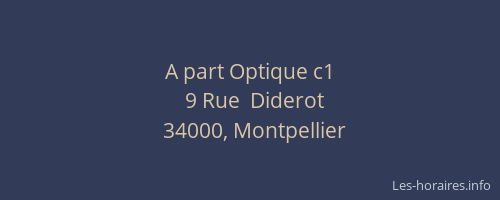 A part Optique c1
