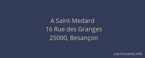 A Saint-Medard