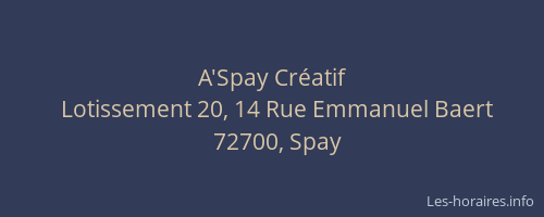 A'Spay Cr&eacute;atif