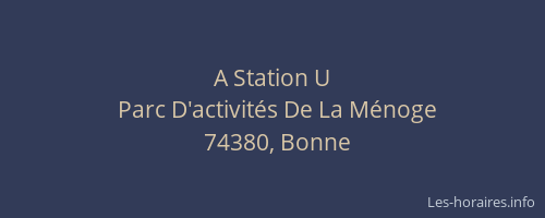 A Station U