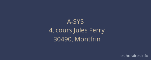 A-SYS