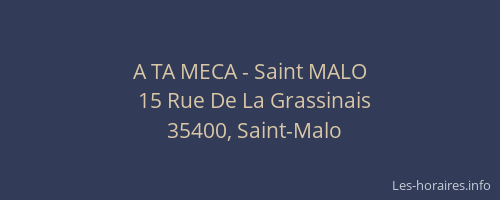 A TA MECA - Saint MALO