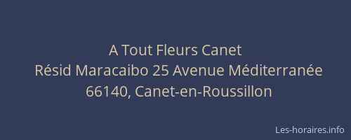 A Tout Fleurs Canet