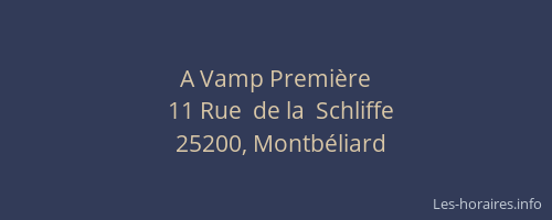 A Vamp Première
