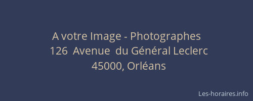 A votre Image - Photographes