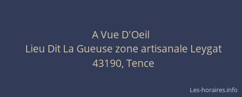 A Vue D'Oeil
