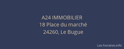 A24 IMMOBILIER