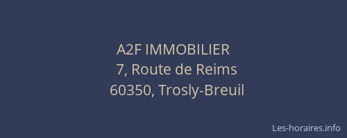 A2F IMMOBILIER