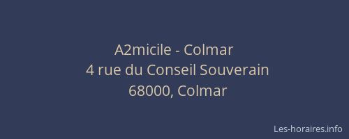 A2micile - Colmar