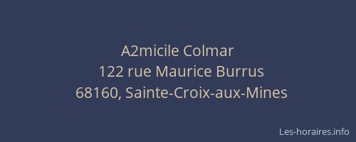 A2micile Colmar