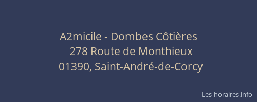 A2micile - Dombes Côtières