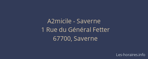 A2micile - Saverne