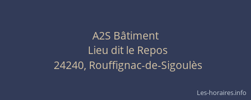 A2S B&acirc;timent