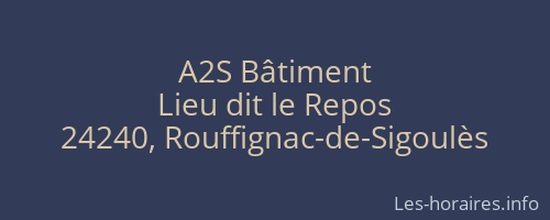 A2S Bâtiment