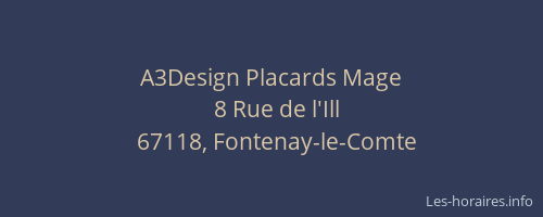 A3Design Placards Mage