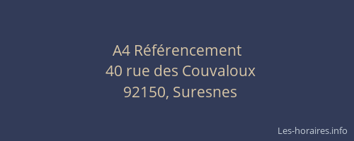 A4 Référencement