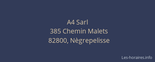 A4 Sarl